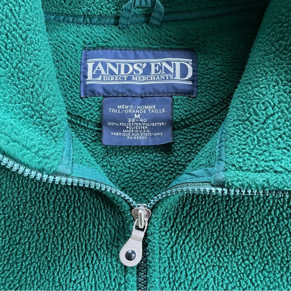 Vintage Lands End Polartec full zip fleece - Picture 2 of 7